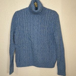 Women’s blue and white sweater